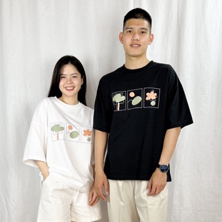 เสื้อยืดคอกลมเสื้อยืดโอเวอร์ไซส์ GURETO : NatureS-3XL