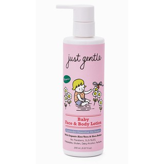 Just Gentle Baby Hair &amp; Body Wash Lavender Essential Oil Scent  ครีมบำรุงผิวสำหรับเด็กแรกเกิด 200ml