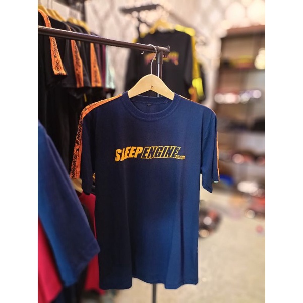 เสื้อยืดพรีเมี่ยม Sleep engine ทําจากผ้าฝ้ายหวี kenmake ดั้งเดิม