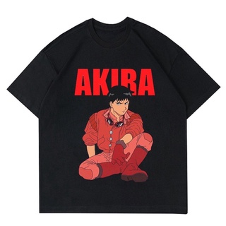 เสื้อยืดสีขาวเสื้อยืด พิมพ์ลายอนิเมะญี่ปุ่น AKIRA VINTAGE 1988 | เสื้อยืด พิมพ์ลายการ์ตูนญี่ปุ่น สําหรับ Phostaro KANEDA