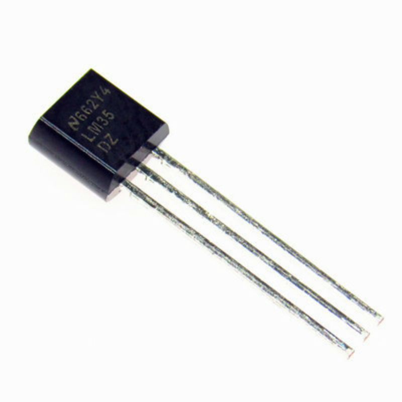 ราคาต่อ 1ตัว LM35DZ LM35 เซ็นเซอร์วัดอุณหภูมิ ที่ 0 -120 ํC ที่ 0-40V TO92-3