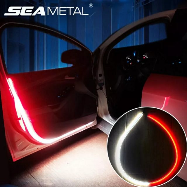 มีรุ่นRGBมาใหม่Ledไฟประตูสเต็ปWarningLightสีแดง+สีขาว 120cm ส่องสว่าง ไฟฉุกเฉิน