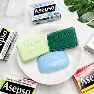 สบู่ ASEPSO อาเซปโซ สบู่ก้อน สบู่อนามัย ลดแบคทีเรีย บำรุงผิว 80g