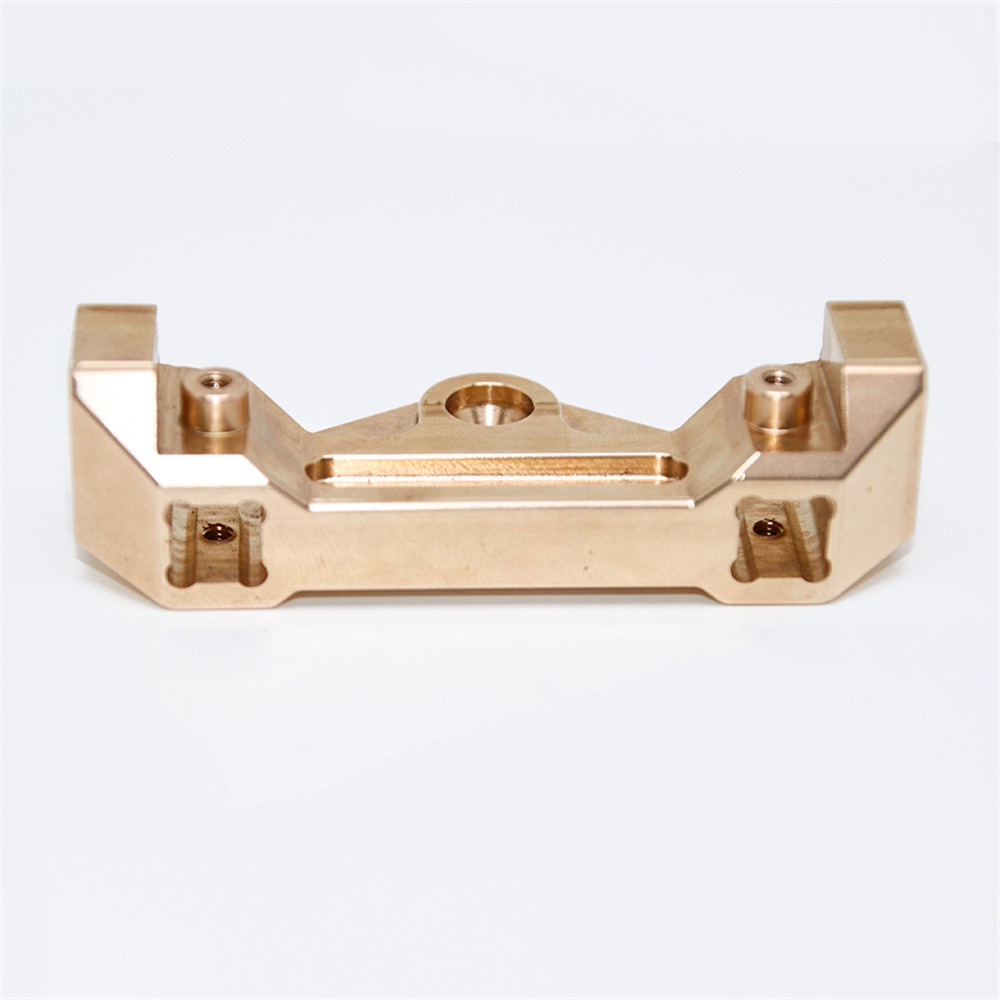 สําหรับ 1/10 YK4103 YK4102 YK4082 RC Crawler โลหะ Counterweight อะไหล่อัพเกรดทองเหลืองด้านหน้า Beam 
