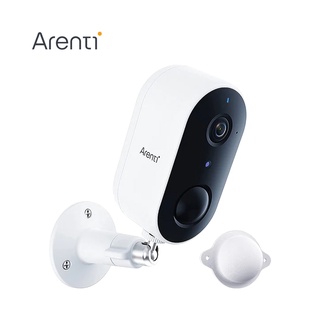 Arenti Outdoor Wifi GO1 กล้องวงจรปิดไร้สาย 1080P FHD Night Vision ความถี่เสียงสองทิศทาง กันน้ำ IP65 AI ตรวจจับการเคลื่อนไหว รับประกัน 6 เดือน