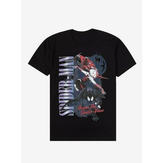 เสื้อยืด พิมพ์ลาย Marvel Spider-Man: Across The Spider-Verse Trio สําหรับผู้ชาย