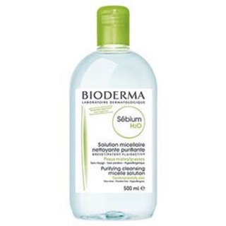 BIODERMA Sebium H2O 500 ML.  ผลิตภัณฑ์ทำความสะอาดผิวหน้า