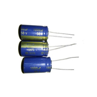 1000uF 50V PANASONIC FC ตัวเก็บประจุ ออดิโอเกรด ญี่ปุ่น Grade Audio Capacitor