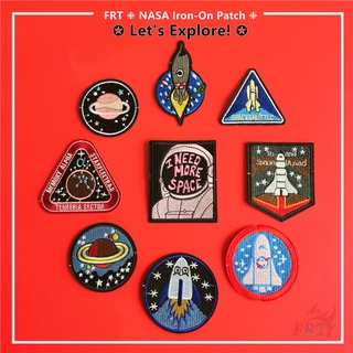 Let  S Explore - Nasa แผ่นแพทช์สําหรับตกแต่งเสื้อผ้า 1 ชิ้น