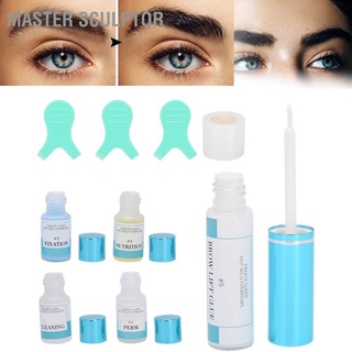 Master Sculptor 7Pcs Lakerain Eyebrow Lamination Kit DIY Lifting Perming Perm Set 37ml