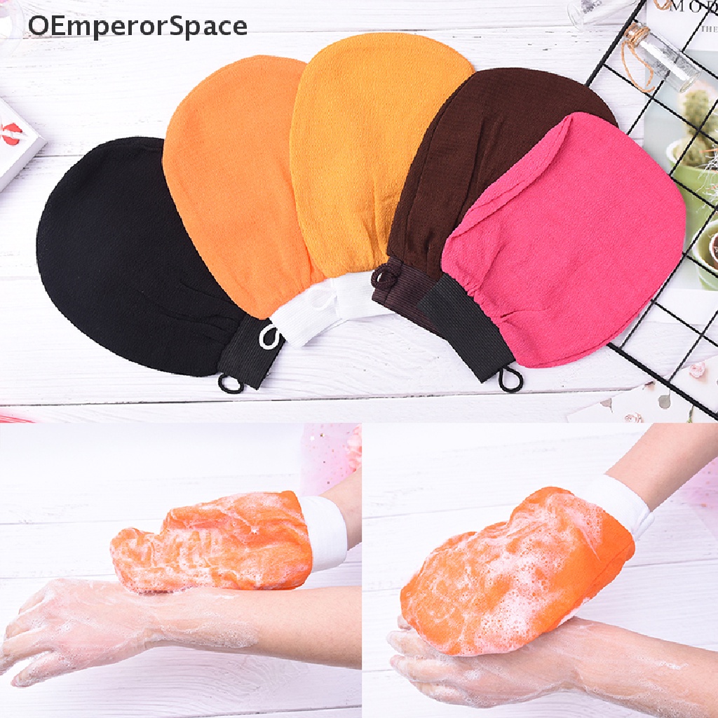 OEmperor 1x Moroccan Hammam Bath Scrub Glove Exfoliating Body Facial Tan Massage Mitt.