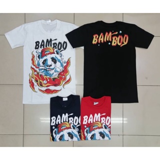 เสื้อยืดสกีนลายหน้า-หลัง ลายBAMBOO