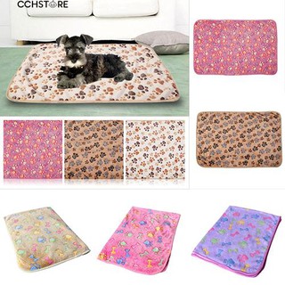 Cat Dog Puppy สัตว์เลี้ยงกระดูกกระดูกพิมพ์ปะการังหมอนผ้าห่ม Soft Pad Pad Pad