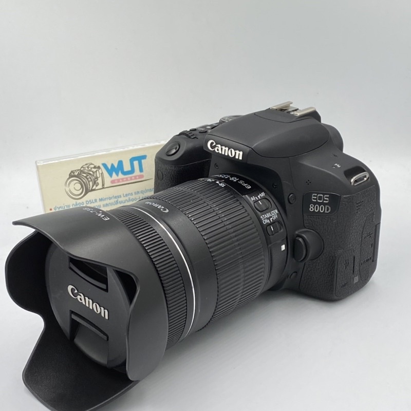 CANON EOS 800D+LENS CANON 18-135mm is