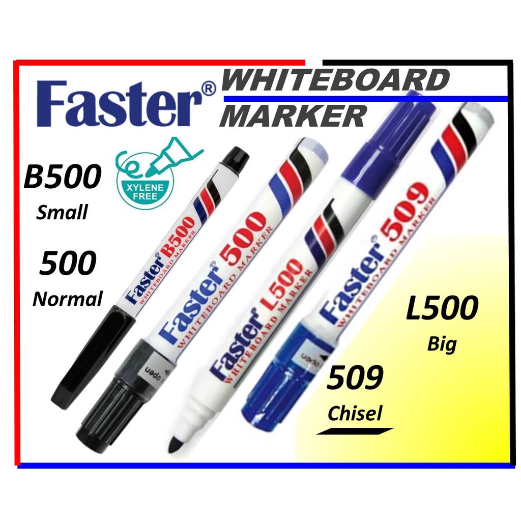 Faster ปากกาไวท์บอร์ด 500 L500 B500 509 ปลายกระสุนสิ่วเคล็ดลับ