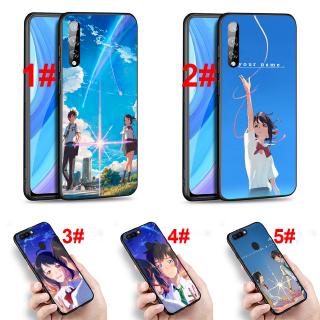 เคสโทรศัพท์ซิลิโคนแบบนิ่ม280 F Your Name หัวเว่ย Y 6 Y 7 Y 9 Prime P Smart Plus Z 2018 2019