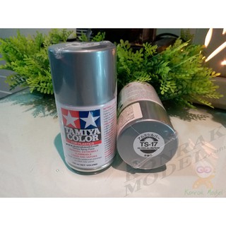 สีสเปย์ Tamiya TS-17 ALUMINUM SILVER 100ML