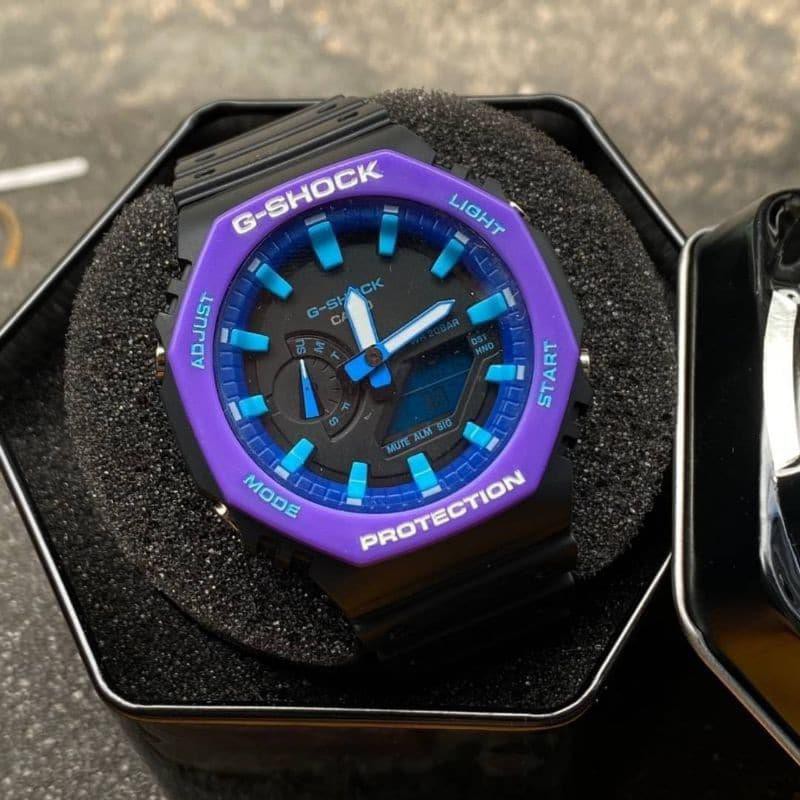♕♤(ลดราคา+ฟรี)นาฬิกาข้อมือ นาฬิกาแฟชั่น GShock GA2100-4A งานจริงสวยมาก1
