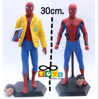 โมเดลสไปเดอร์แมน โฮมคัมมิ่ง ทอมฮอลแลนด์ Model Spiderman Crazy Toy  Scale 1:6