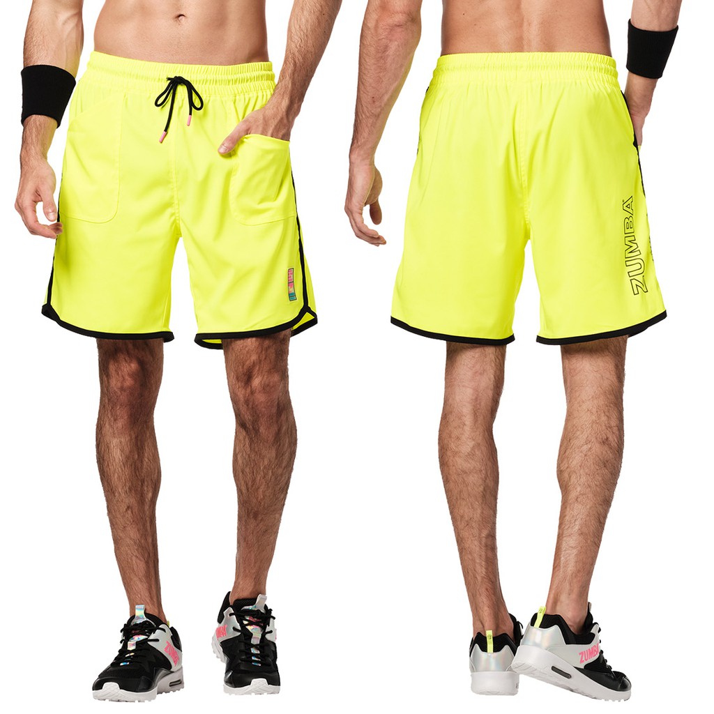 Zumba Wear : Bright Bold Zumba Men's Shorts (กางเกงขาสั้นออกกำลังกายซุมบ้า)