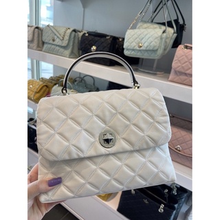 🤍🤍Kate Spade Natalia Top Handle Satchel สีขาว สวยไฮโซมากค่ะ🤍🤍