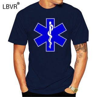 เสื้อยืด พิมพ์ลาย Ems Star Of Life Symol ฉุกเฉิน การแพทย์ สําหรับผู้ชายS-5XL