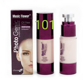 Music Flower Photogenic Overtime Foundation Oil Free Spf 25 30ml.