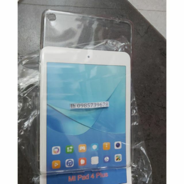 เคสซิลิโคนแบบยืดหยุ่นสําหรับ xiaomi mipad 4 plus แท็บเล็ต (โปร่งใส)