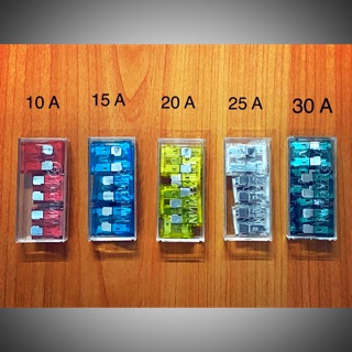 ฟิวส์เสียบใหญ่ (Standand Fuse), ฟิวส์เสียบจิ๋ว (Mini Fuse) Zeeman 10ตัว/แพ็ค