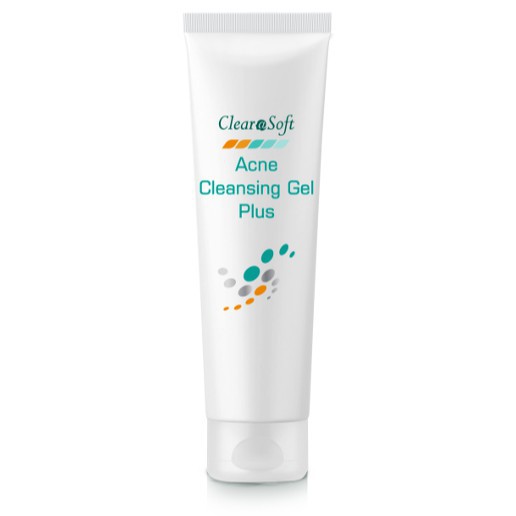 Clearasoft Acne Cleansing Gel Plus 100 g เจลล้างหน้าลดสิว เคลียราซอฟท์ แอคเน่ คลีนซิ่ง เจล พลัส
