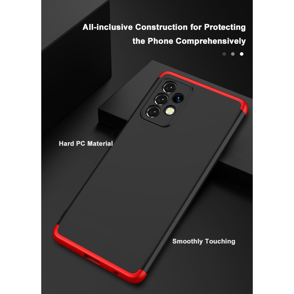 Gkk Samsung Galaxy A25 A15 A52 A32 A14 A12 5G 4G Case Ultra-thin 360 Full Protection Anti-knock Matte Hard PC Cover