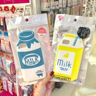 เคสซิลิโคน Milk 🍼🥤🍟🌈coke banana🍌