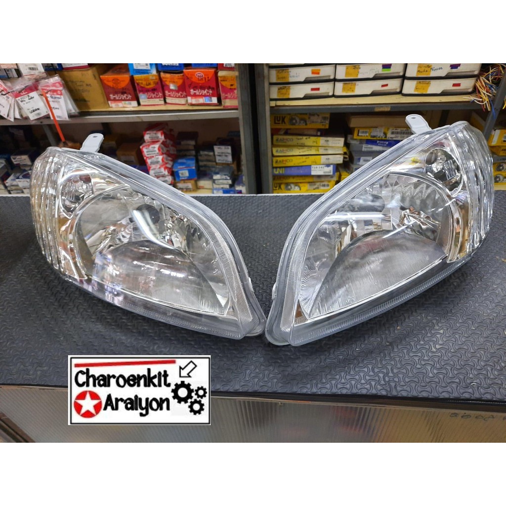 TYC ดวงไฟหน้า TOYOTA โตโยต้า VIOS วีออส ปี 2002-2007 ตัวแรก G1 NCP42 L/R ชิ้นละ