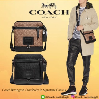 Coach Rivington Crossbody In Signature Canvas