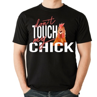 [S-5XL] เสื้อยืดลําลอง แขนสั้น พิมพ์ลายไก่ Dont Touch My Girlfriend แฟชั่นฤดูร้อน สําหรับผู้ชาย และผู้หญิง