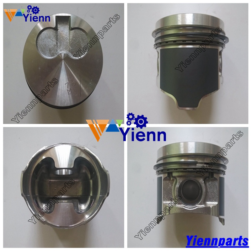 3TNV76 3TNV76-GGE 3TNV76-HGE Piston With pin clips 119717-22080 For Yanmar  Diesel Engine Repair Par