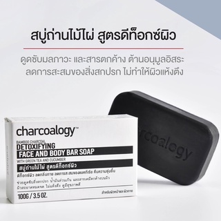 Charcoalogy Detoxifying Face and Body Bar Soap