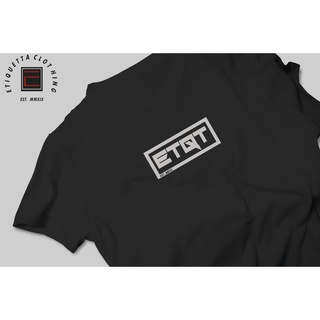 Brand Shirt - ETQT Co. v1 เสื้อผ้าผู้ชายแขนสั้นผ้าฝ้ายอะนิเมะคู่