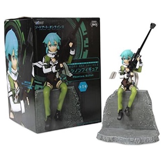 ฟิกเกอร์แท้ lot 🇯🇵 Taito Sword Art Online II Phantom Bullet 5" Sinon Action Figure SAO