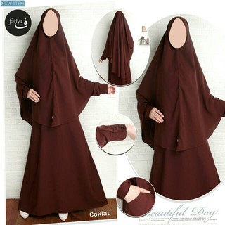 Gamis AKHWAT ชุด FATIYA ROSAL ราคาถูก