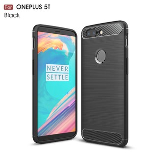 เคส Phone Case Oneplus 5T A5010 คาร์บอนไฟเบอร์ เคสอ่อนนุ่ม โทรศัพท์ กรณี