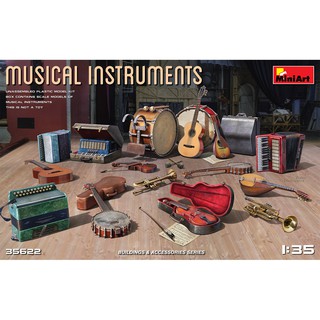 โมเดลประกอบ MiniArt 1/35 MI35622 Musical Instruments