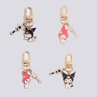 【เตรียมส่ง! ! ! 】203 Sanrio พวงกุญแจ Kuromi พวงกุญแจคุโรมิ Cinnamoroll พวงกุญแจ Melody Character พวงกุญแจ Key Charm พวงกุญแจ จี้