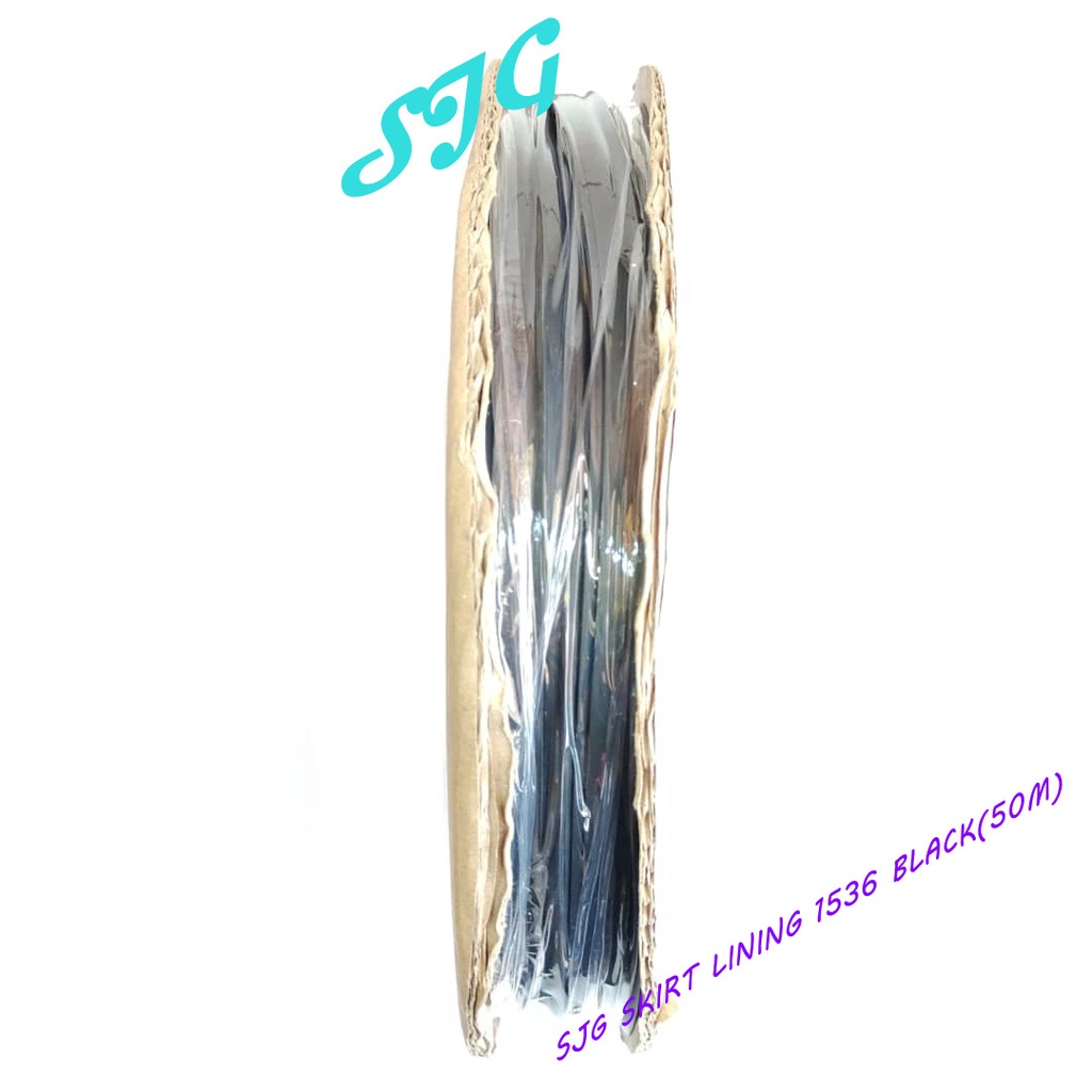 SJG SKIRT LINING 1536 BLACK (50M) / SJG SKIRT LINING 1536 GREY (50M) / SJG SKIRT LINING 1536 สีขาว (