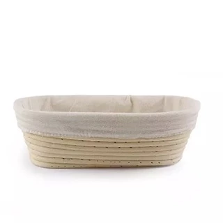 Banneton proofing Basket for sourdough ตะกร้าหวายพร้อมผ้ารอง ตะกร้าขึ้นรูปขนมปัง