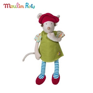 Moulin Roty ตุ๊กตาหนูเทพนิยาย ตุ๊กตาออร์แกนิค ตุ๊กตาผ้าขน ตุ๊กตากอดนอน ตุ๊กตาเด็กอ่อน 35cm Balthazar MR-646021