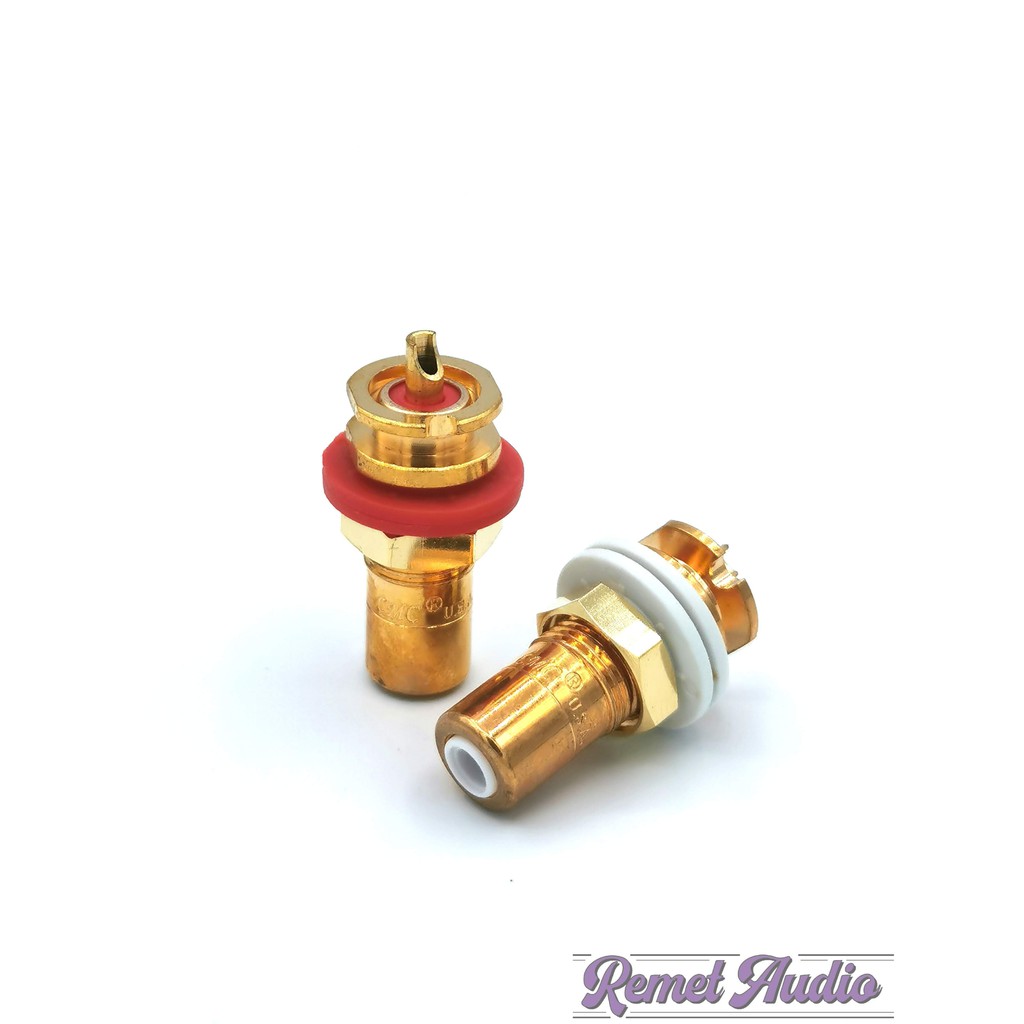 ซ็อกเก็ต Socket RCA CMC ชุบทอง (1คู่)