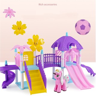 ชุดของเล่นสําหรับเด็ก Filly  Funtasia  Playground  สวนสนุก ม้าโพนี้จำลอง พร้อมส่ง