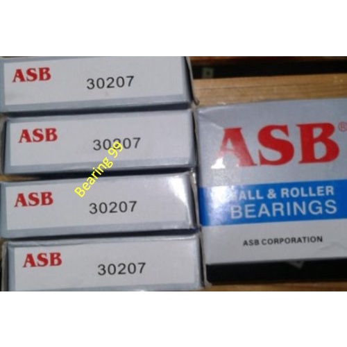 การแบก 30207 รุ่นร่ม (แยกฝา) ตราเอเอสบี