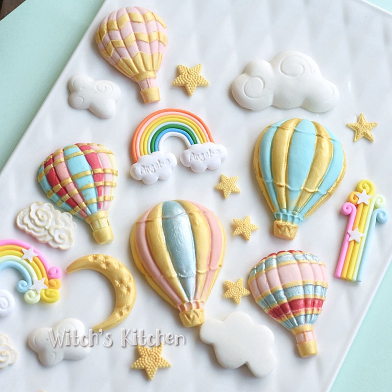 Yueyue Sugarcraft บอลลูนแม่พิมพ์ซิลิโคน fondant แม่พิมพ์เค้กตกแต่งเครื่องมือช็อกโกแลต gumpaste แม่พิมพ์